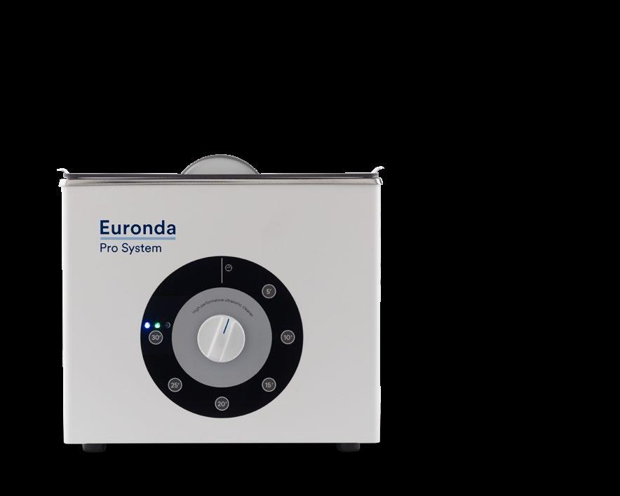 Eurosonic Energy El lavado por ultrasonidos seguro y accesible La nueva cuba de ultrasonidos Eurosonic Energy cuenta con tecnología Sweep Mode