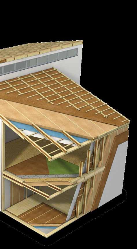 LVL madera microlaminada viga en I para cubiertas y forjados 1 La madera microlaminada, simple y eficaz Para una construcción eficaz y ligera protect placa aislante para enlucir 1 4 3 10