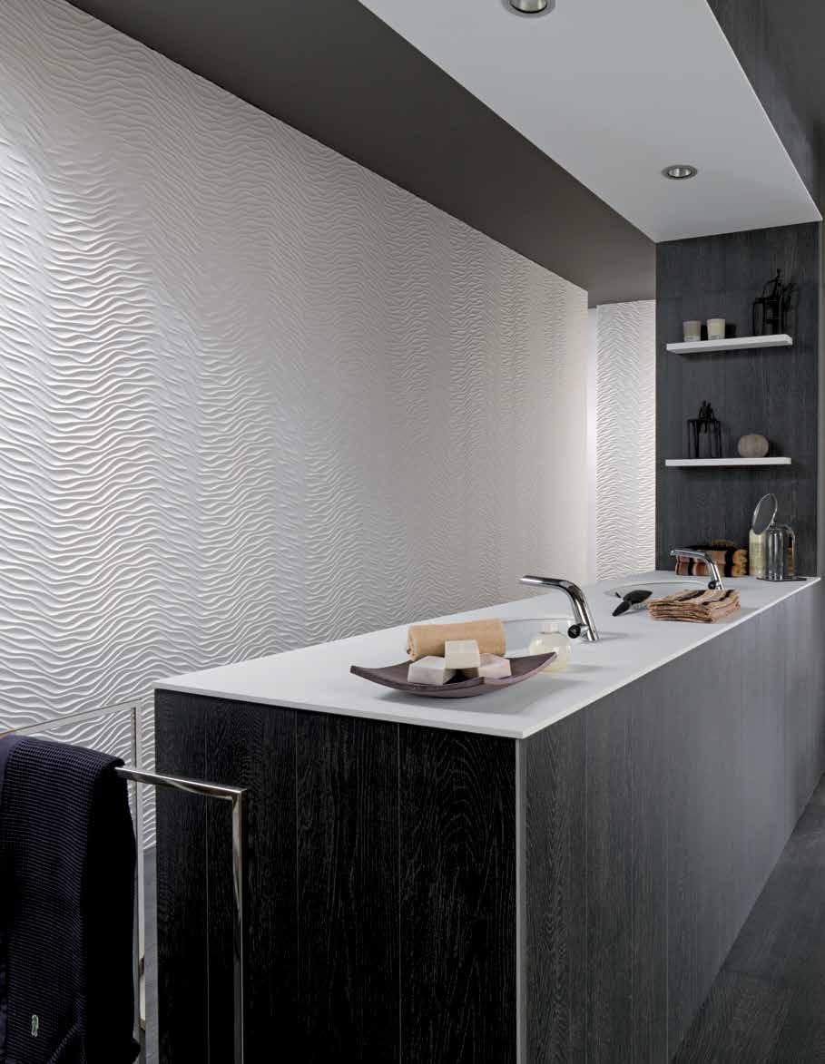 WAVE WALL TILES REVESTIMIENTO WALL TILE WAVE WHITE V1440039-100144842 (NP) 33.3x100 cm (x12.