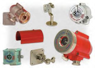 Detectores de llama DETECTORES DE LLAMA Los detectores de llama serie ATEX se suministran en carcasa de aluminio (opcional en acero inoxidable con un coste adicional) y los detectores de la serie