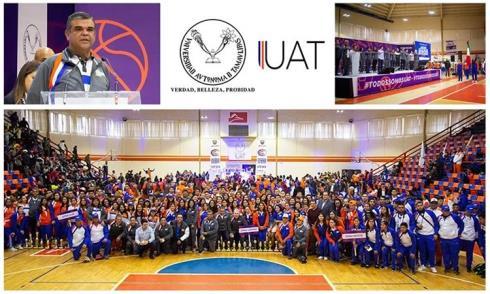Inauguran los Juegos Estatales de la UAT 2018. Cd. Victoria, Tam.