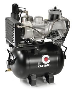 AC 310 Ref.: 1013310 Para 1 fresadora CAD-CAM con producción de aire comprimido hasta 10 bar de presión Aire efectivo suministrado a 8 bar: 165 l /min.
