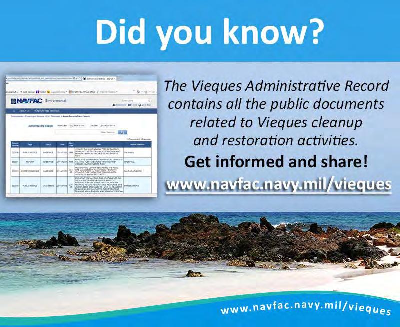 Vieques Administrative Record Documents Available Los