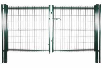 Puertas para cercados Fabricadas con doble poste a cada lado, consiguiendo un mejor acabado estético además de una mayor resistencia.