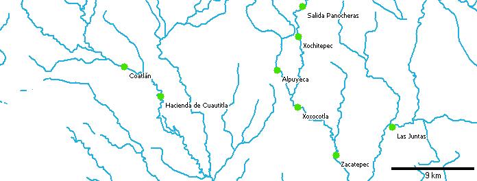 La subcuenca del río Chalma-Tembembe está formada por el río Chalma, cuya longitud es de 70 km, y el río Tembembe, de 50.72 km, que escurre del Eje Neovolcánico.
