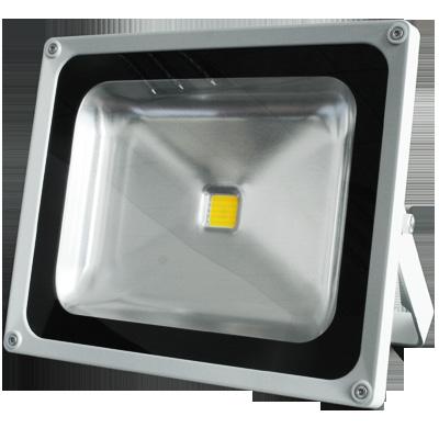Proyector LED 50W Serie de proyectores fabricados en aluminio de alta resistencia y transferencia de calor.
