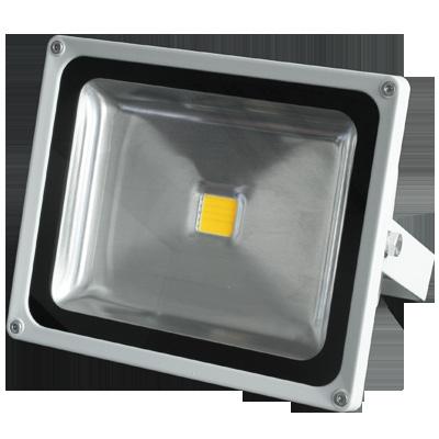 Proyector LED 30W Serie de proyectores fabricados en aluminio de alta resistencia y transferencia de calor.