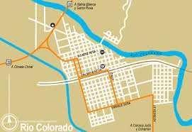 Por Ruta: Rio Colorado se encuentra en el kilometro 858 de la Ruta Nacional 22.