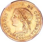 Se ha dicho que en el siglo XIX llegaron a Colombia muchas falsificaciones de oro y de plata cuya finura o ley