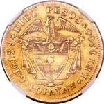 Las dos de diez pesos fueron ofrecidas por distintos subastadores, el primero europeo (Künker) y el segundo