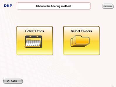 Cómo achicar las imágenes Presione el botón [Achicar]: la pantalla cambiará a la de selección del método para achicar.