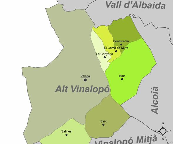 Presencia del Programa de Sensibilización ASTI-Alicante Período 8 - - 8 - ALT VINALOPÓ 4 Centros visitados de EPO: Centros visitados