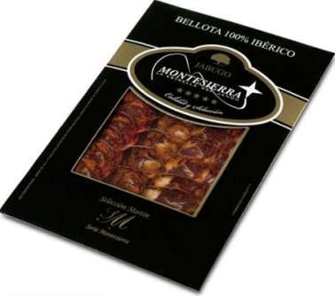8437000932277 Chorizo de Bellota Ibérico loncheado Formato: 1,5 kgs.