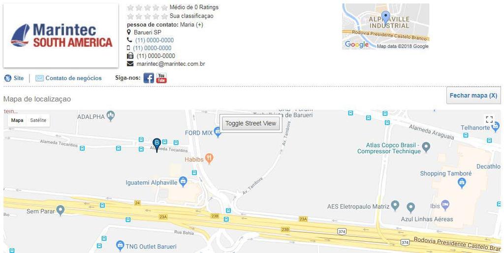 Ítems de visibilidad DISPONIBLE EN EL PAQUETE: BÁSICO PREMIUM FULL Google Map: