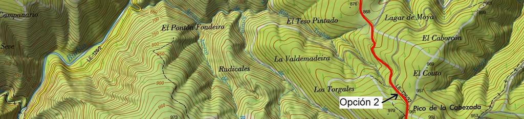 Pasaremos también por el acceso a la mina romana de La Leitosa.