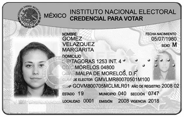 14 Comisión Estatal Electoral Nuevo León Estado Clave del Estado Sección Si la credencial para votar no pertenece a Nuevo León, donde se encuentra ubicada la casilla especial, le indica al elector/a