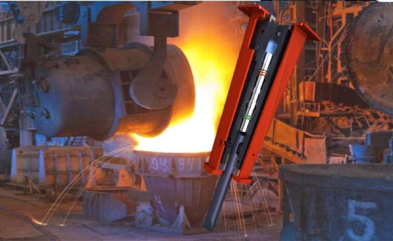 Kit Alta temperatura Los martillos hidráulicos son cada vez más utilizados en fábricas de acero donde su aplicación es la limpieza de cucharas y moldes y para eliminar los residuos.