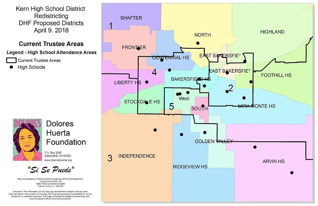 Map KHSD District Boundary + Current