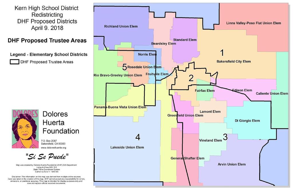 Map KHSD District Boundary + DHF