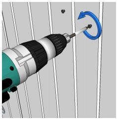 Calentadores de pared - Para los calentadores use la longitud de cable mostrada en el esquema - Conecte el cable tal como se muestra en la fotografía -
