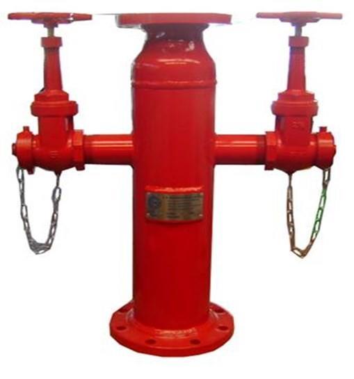 HIDRANTES Hidrantes Arreglo de hidrante para monitor esta diseñado con entrada bridada de 6 y salida de bridada de 4 además cuenta con 2 salidas de 2½ en las cuales están instaladas 2