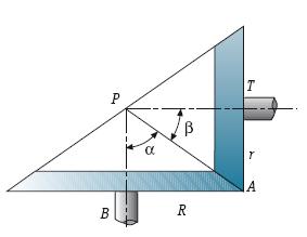 C Ruedas de fricción troncocónicas Se caracterizan porque sirven para transmitir el movimiento entre ejes cuyas prolongaciones se cortan.