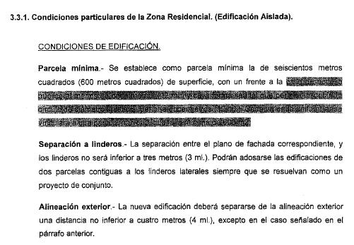 Según el Decreto 22/2004, de 29 de Enero, por el que se aprueba el Reglamento de Urbanismo de Castilla y León: Artículo 13