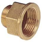 ENTRONQUES-CODOS / Fittings MACHONES CONNECTION NIPPLE Male. Manufactured in brass.