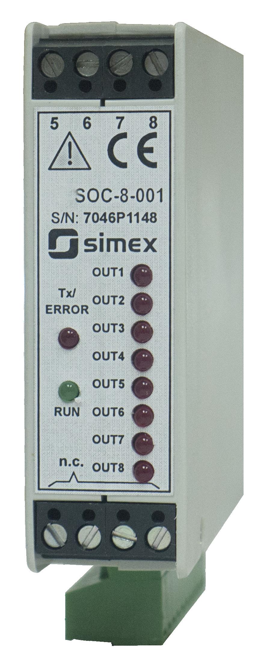 4 / 5 El módulo de salida de control binario A604210K es utilizado para controlar los dispositivos de salida de baja alimentación por medio de la conexión RS-485.