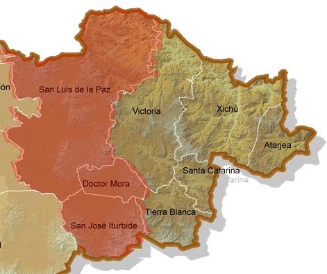 Grupos quinquenales de edad 2 Caracterización de las regiones de Guanajuato Pirámide de población Región II I Región I