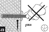 Insertar el tapón pistón HIT-SZ en el fondo del taladro e inyectar como en la figura (10).