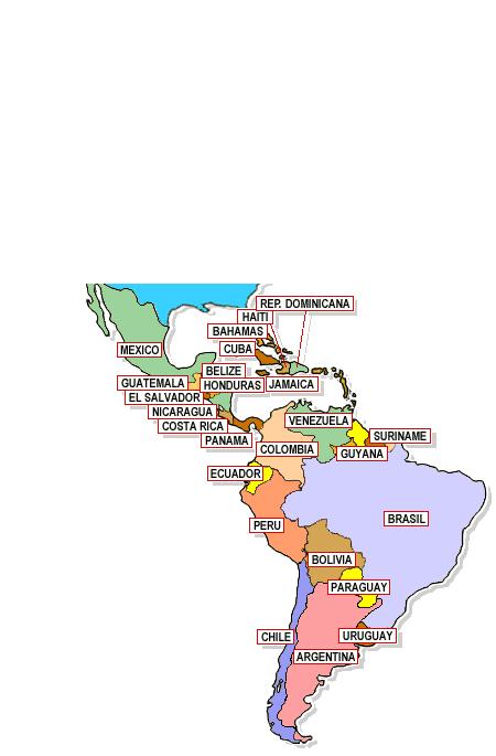 Prioridades geográficas En Iberoamérica: Argentina, Bolivia, Colombia, Cuba,