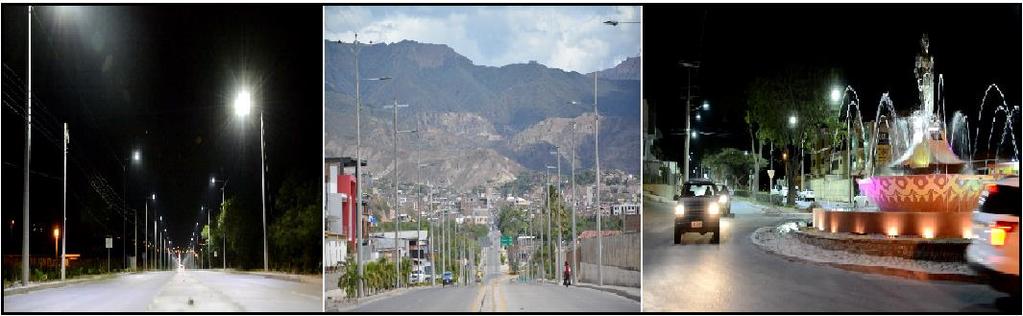 ALUMBRADO PÚBLICO Se ejecutaron los proyectos Redes de Iluminación de la vía Panamericana a la Costa ; Redes de Iluminación de la vía a Malacatos ; Redes de Iluminación de la