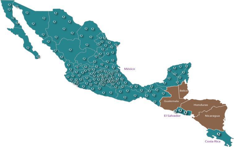 1 Excelencia en el servicio Red de Servicio Mayor red de servicio en México Más de 730