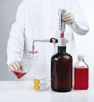 Una unidad de microfiltro (optativo) ofrece una protección adicional contra la contaminación del contenido del frasco.