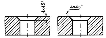 Disposición de cotas Elementos repetitivos Si existen elementos del mismo tamaño, para evitar repetición de las mismas cotas, se pueden agrupar.