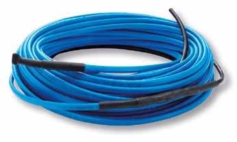Disponible en varias longitudes, se entrega con un cable frío de 4 m para la conexión a la alimentación.