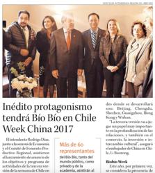 ly/2wzoqzu 13 DE AGOSTO LA DISCUSIÓN Región tendrá inédito rol en Chile Week China 2017 http://bit.