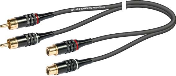 Audio Profesional Emelec VíasCom EQ5545-2 RCA M / 2 RCA M EQ554500S EQ554502S EQ554503S EQ554505S EQ554510S EQ554515S EQ554520S 1,5 m 2,0 m 3,0 m 5,0 m 10,0 m 15,0 m 20,0 m Composición Cable Q4-121