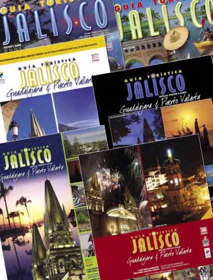 Material promocional Guía Turística Jalisco: producida por Barba Editores, es la guía promocional oficial