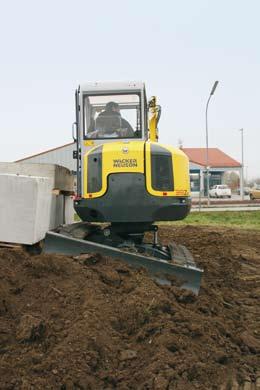 La profesionalidad: Gracias al Vertical Digging System* (VDS) siempre se sitúa usted y su excavadora en la mejor posición de trabajo.