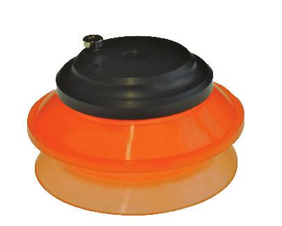 Bellows vacuum cups ø 75-150 mm ärte [ Shore A] ardness [ Shore A] Einsatzbereich [ C] Application area [ C] Gewicht [g] Weight [g] Gummiteil zur Verwendung als Ersatz / Rubber part to be used as
