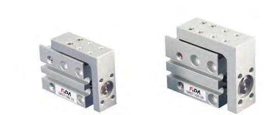 Linear technology Guide blocks Guide blocks, extra narrow design double-acting Guide blocks, extra narrow design double-acting Product notes > Unit to precisely guide gripper components such as sprue