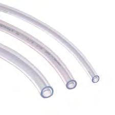 Tubing technology Tubing Highly flexible tubing made of soft PVC for light pressure applications Highly flexible tubing made of soft PVC for light pressure applications SUiTAble FoR FoodSTUFFS