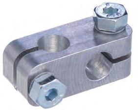H B Ø A B Ø A H Extrusion systems Clamps for shafts Cross clamps 90 Cross clamps 90 Product notes > Perpendicular clamping of tubular components > Versatile 90 connection of two clamping shafts of