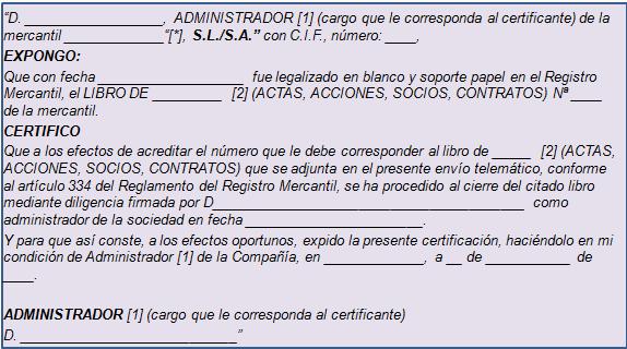 Paso 2: -Realizamos certificación, procediendo emitida por el órgano de
