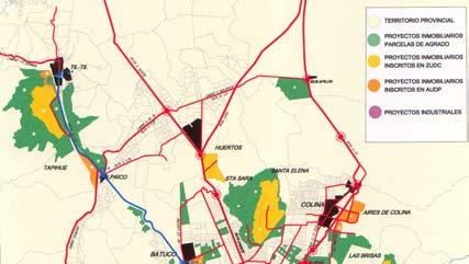 1. Introducción La modificación del Plan Regulador Metropolitano de Santiago el año 1997, incorporó la Provincia de Chacabuco a su área de acción territorial consolidando definitivamente a las
