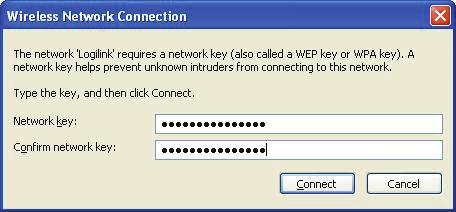 a una red WLAN con la propia herramienta de Windows XP/Vista/7/8
