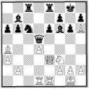 1 7. d 5! La ruptura d5 ha de hacerse ahora, pues de lo contrario las negras lo impedirán con...ab7. 1 7... ex d 5 [Si 17...Cxd5 seguiría una combinación parecida: 18.Cxf7Txf7 (18...bxa4 19.Cg5) 19.