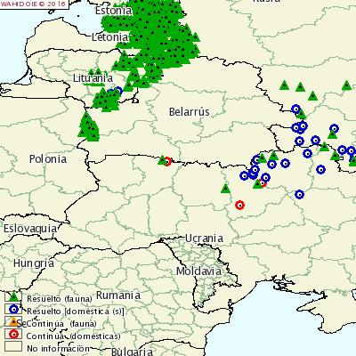 Además, durante este último año la enfermedad se propagó por todo el territorio, tal como se puede ver en los siguientes mapas: Mapas